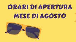 Orari mese di Agosto